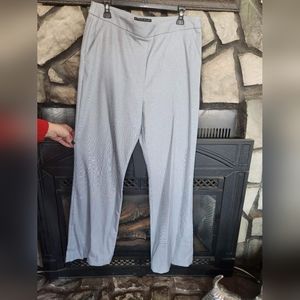 NWT Antonio Melani light blue/grey wide leg dress slack. Size 12